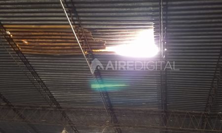 entraron por el techo, bajaron por un cable y robaron un deposito de panales entraron por el techo, bajaron por un cable y robaron un deposito de panales