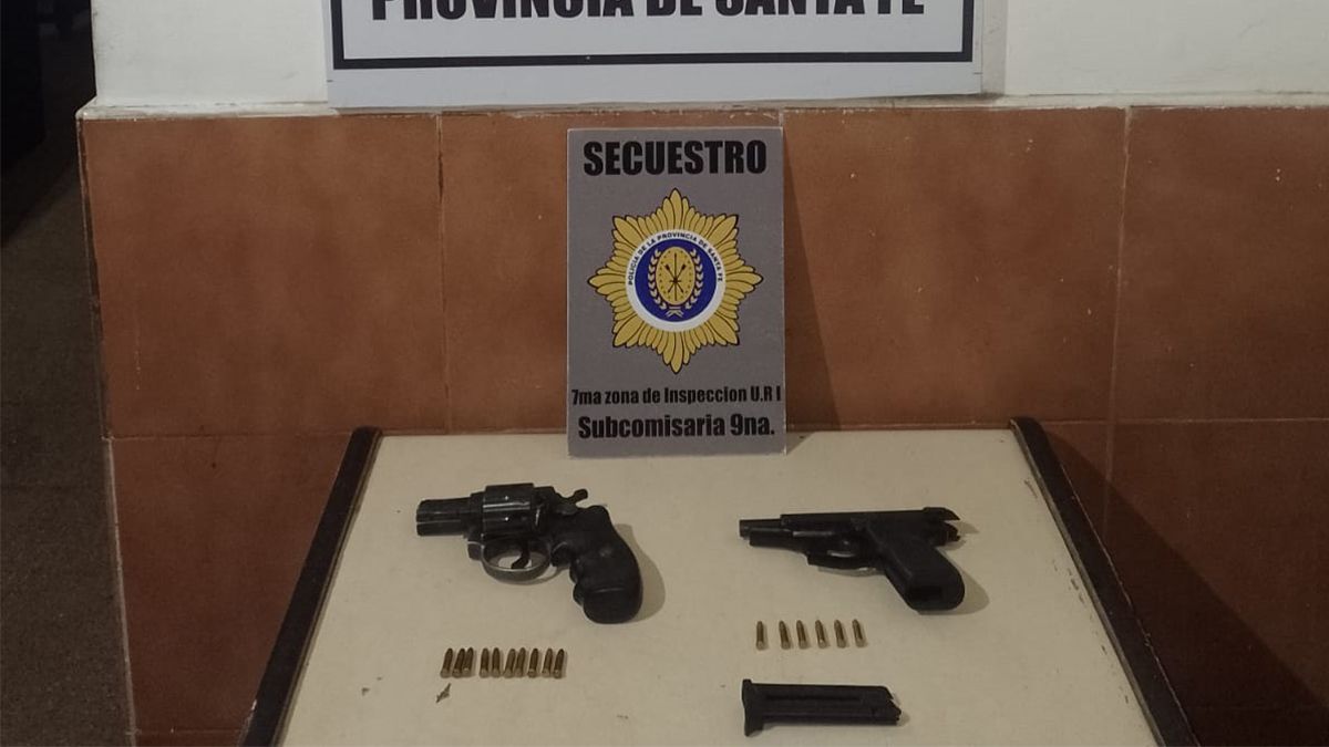 Las armas fueron secuestradas y puestas a disposición de la Justicia.&nbsp;