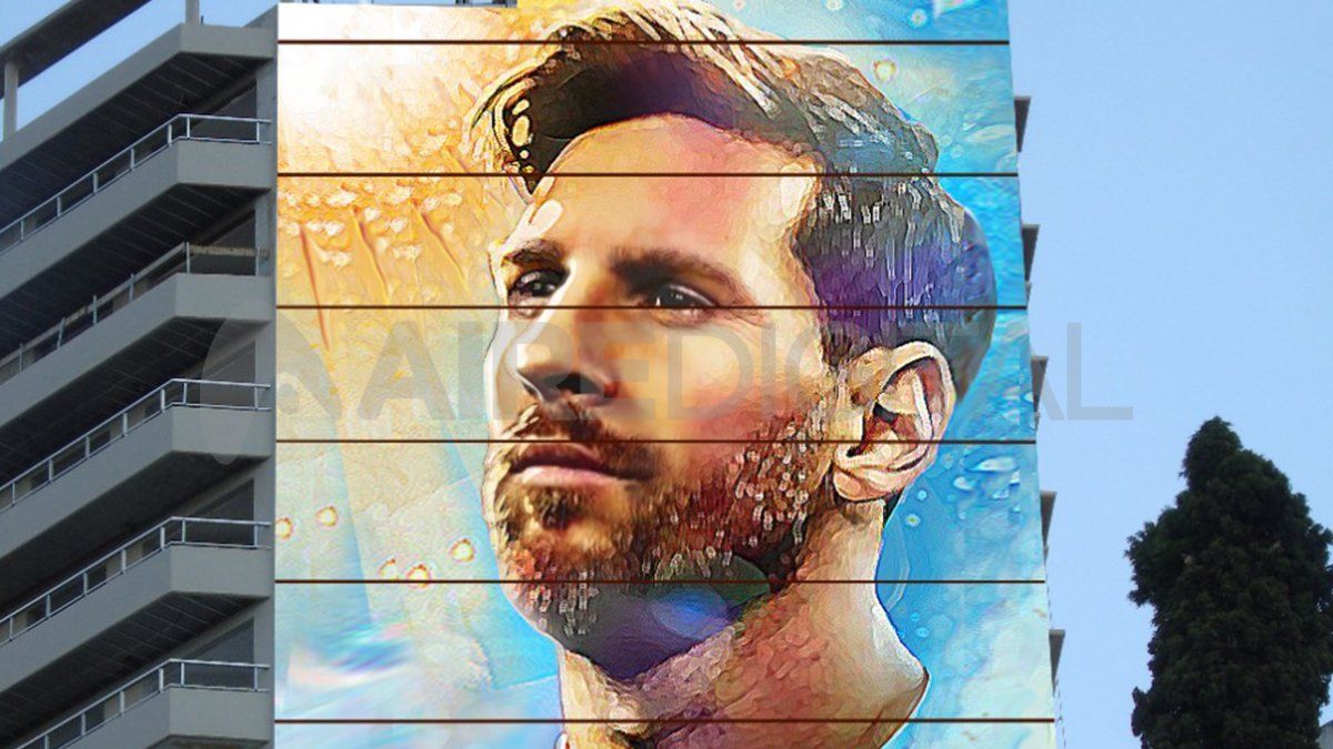 Pintarán otro mural de Lionel Messi en Rosario: dónde se hará