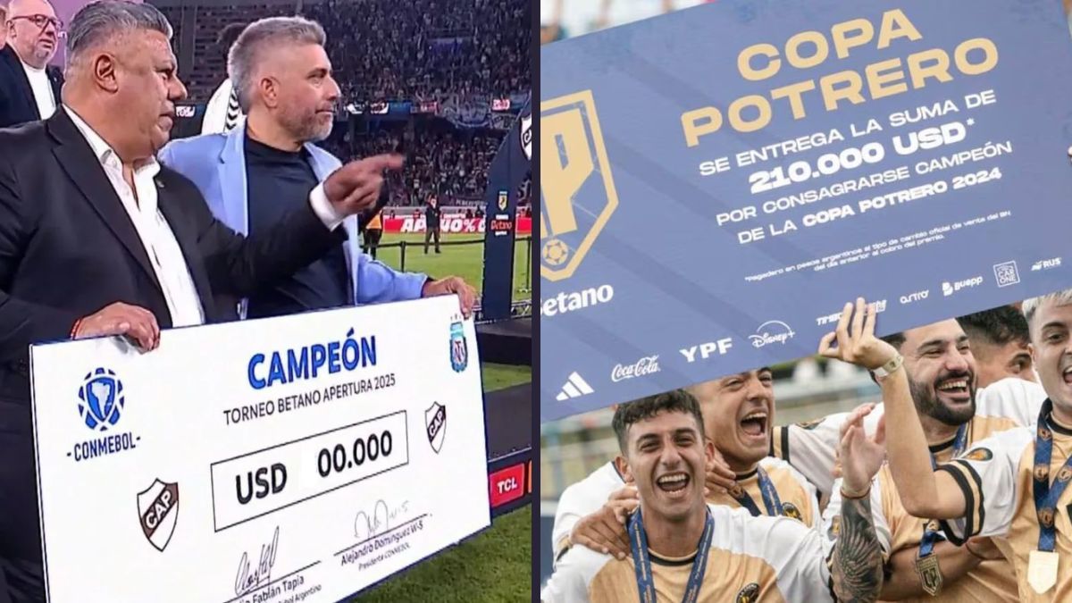 Mientras el campeón de la Copa Potrero gana U$S 350.000