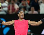 Rafael Nadal venció a Nick Kyrgios y pasó a los cuartos de final en Australia este lunes. Rafael Nadal venció a Nick Kyrgios y pasó a los cuartos de final en Australia este lunes.