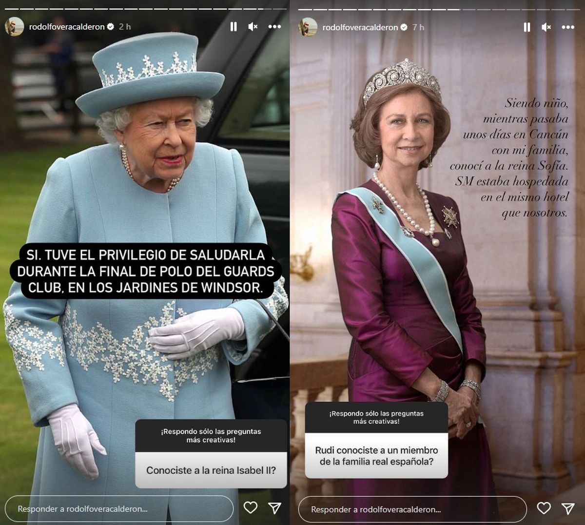 Rodolfo Vera Calderón de MasterChef contó cómo conoció a la Reina Isabel II de Inglaterra y a la Reina Sofía de España. Rodolfo Vera Calderón de MasterChef contó cómo conoció a la Reina Isabel II de Inglaterra y a la Reina Sofía de España.