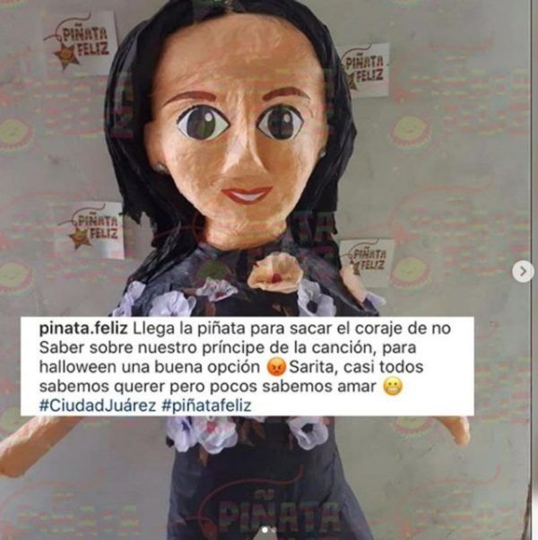 Ideal para Halloween: ¡la piñata de Sarita Sosa!, la hija de José José