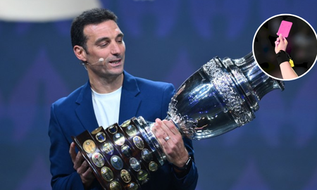 La tarjeta rosa: el nuevo gran cambio que anunció la Conmebol para la Copa América 2024. La tarjeta rosa: el nuevo gran cambio que anunció la Conmebol para la Copa América 2024.