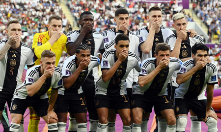 Mundial de Qatar 2022: los jugadores alemanes protestaron por la libertad de expresión Mundial de Qatar 2022: los jugadores alemanes protestaron por la libertad de expresión