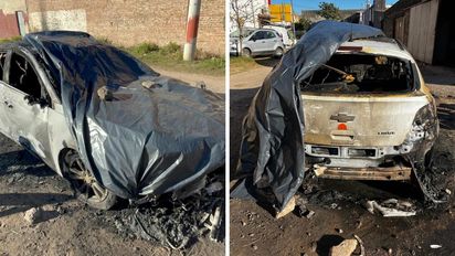 Dejó el auto estacionado en la puerta del taller en Santa Fe para que lo arreglen y se lo prendieron fuego