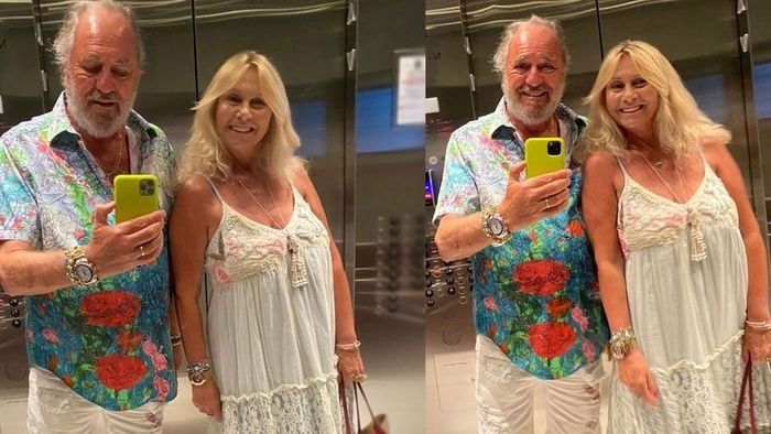 Ana Rosenfeld descansa en Miami junto a su pareja. 