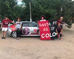 Hinchas de Colón que ya están en Paraguay Hinchas de Colón que ya están en Paraguay