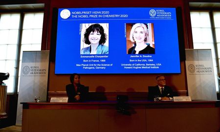 Emmanuelle Charpentier y Jennifer Doudna se convirtieron en la sexta y séptima mujer que ganan un Nobel de Química desde 1901. Emmanuelle Charpentier y Jennifer Doudna se convirtieron en la sexta y séptima mujer que ganan un Nobel de Química desde 1901.