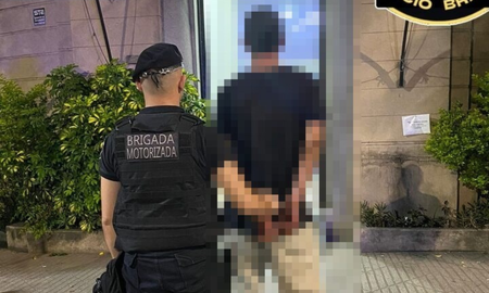 Un trapito detenido a una cuadra de Bulevar Pellegrini. Un trapito detenido a una cuadra de Bulevar Pellegrini.