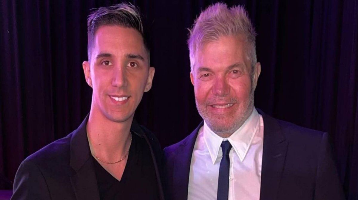 Alan Swoboda junto a Fernando Burlando. Foto: instagram @alanswok.