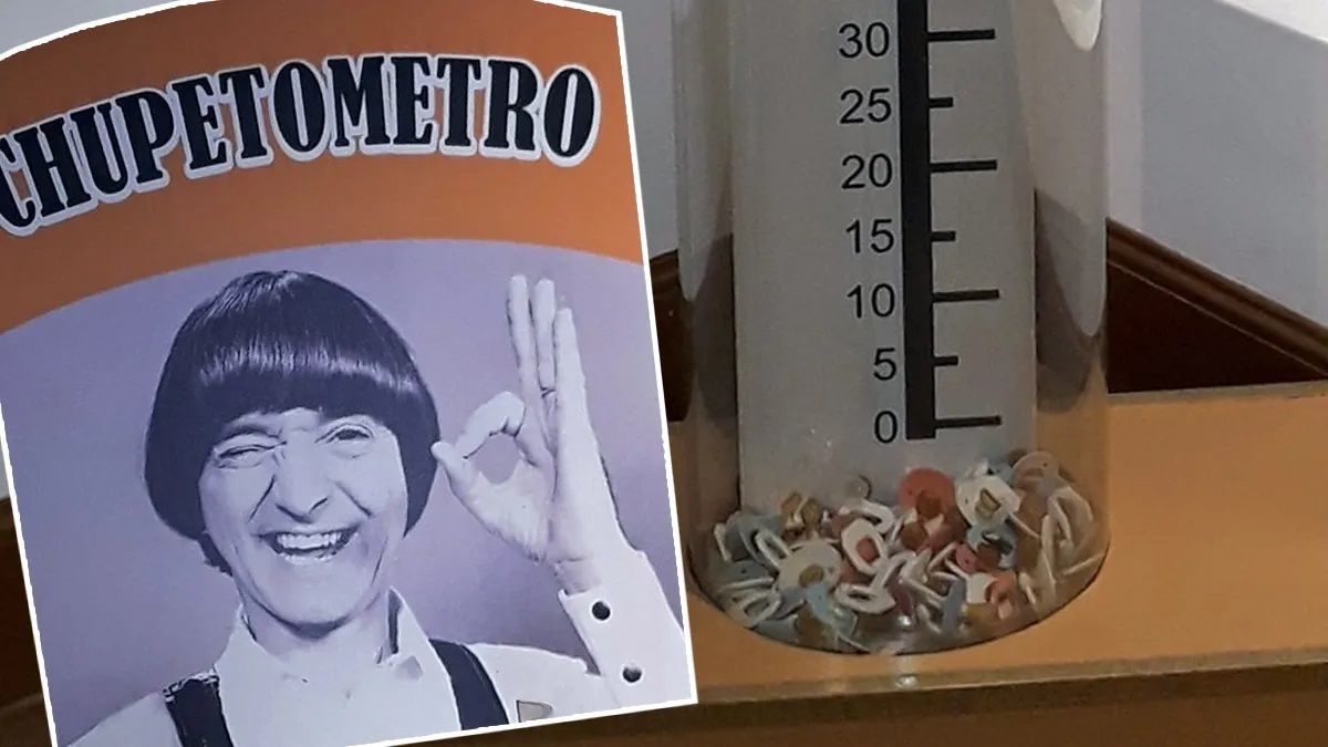 Carlitos Balá hizo famoso un chupetómetro para que los chicos dejaran sus chupetes.