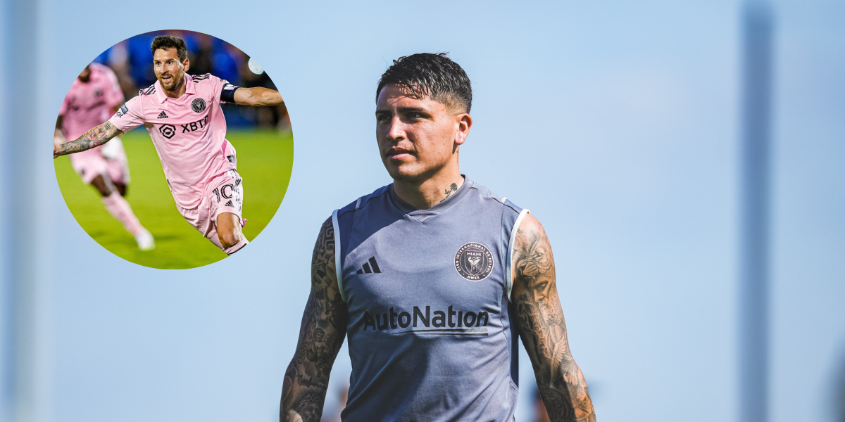 Facundo Farías sigue disfrutando de compartir plante con Lionel Messi. Facundo Farías sigue disfrutando de compartir plante con Lionel Messi.