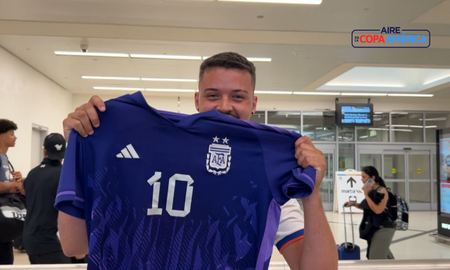 Móvil de AIRE desde Atlanta: Jean Carlo, el hincha brasileño que alentará por Messi en la Copa América. Móvil de AIRE desde Atlanta: Jean Carlo, el hincha brasileño que alentará por Messi en la Copa América.