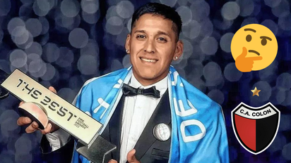 El hincha de Colón que ganó el THE BEST sorprendió a todos al revelar qué hará con su premio