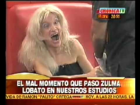 Zulma Lobato sufrió un ACV al aire de Crónica TV.