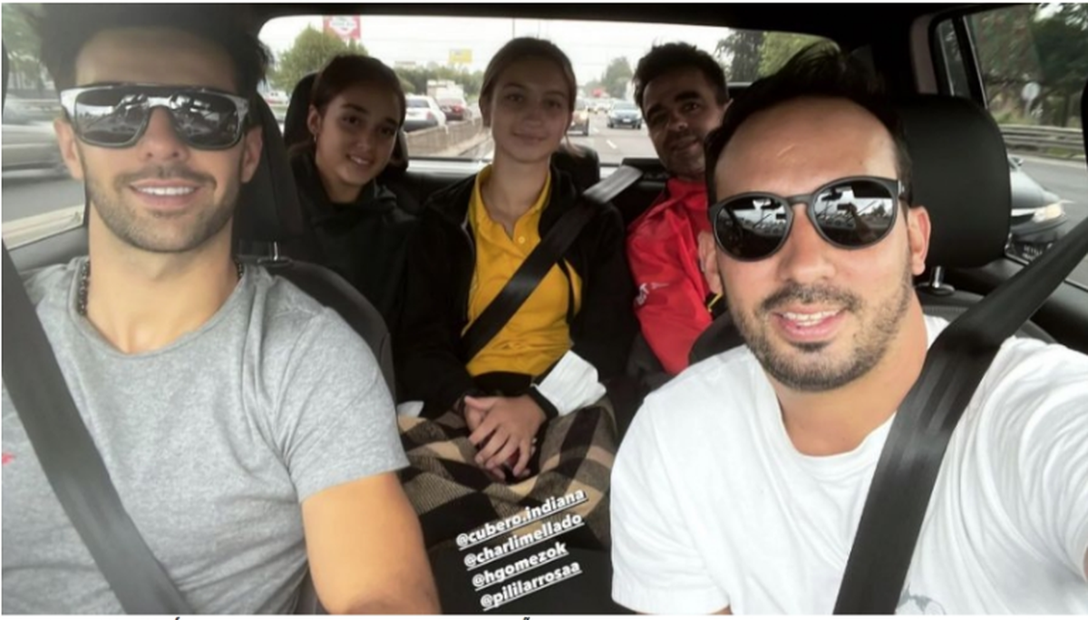 Indiana, la hija de Fabi&aacute;n Cubero y&nbsp;Nicole Neumann, fue con Manuel Urcera y otros dos hombres a Entre R&iacute;os.