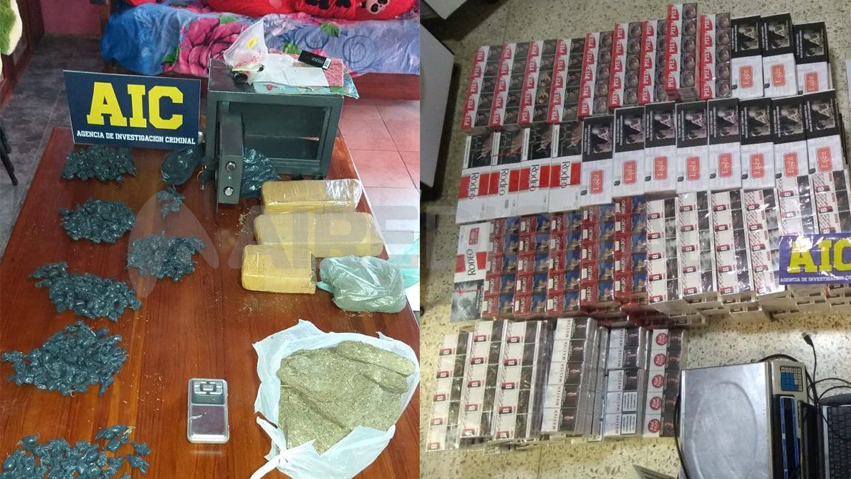 Allanamientos en Villa Ocampo