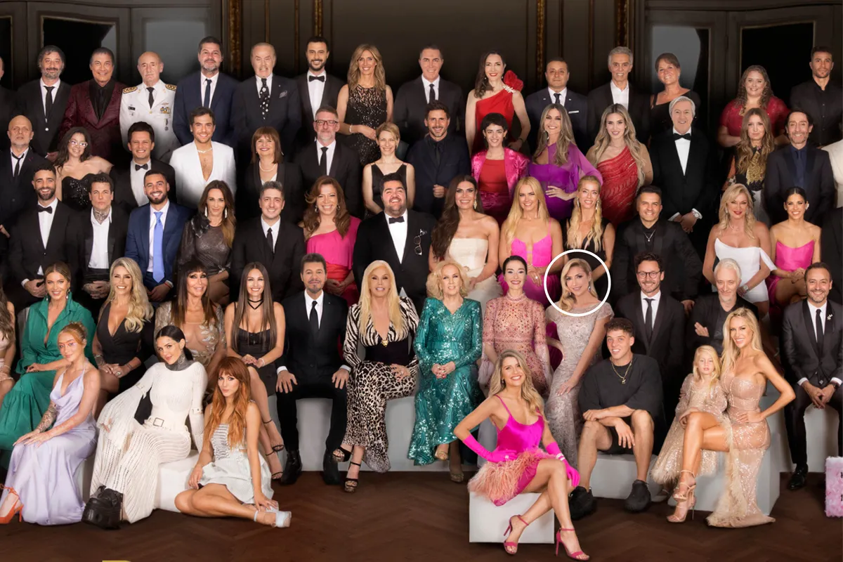 Fabiola Yáñez fue elegida como una de las 91 personalidades de 2023 y posó con figuras como Mirtha Legrand, Susana Giménez, Marcelo Tinelli y Moria Casán.