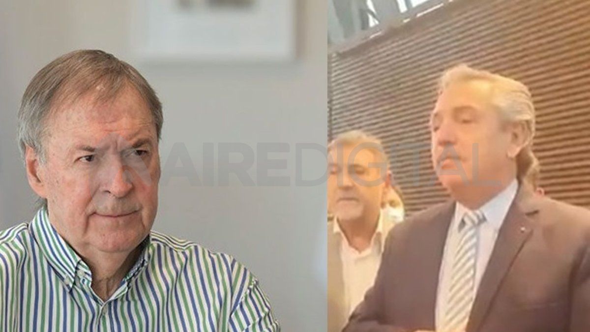 Cruce entre Alberto Fernández y Juan Schiaretti