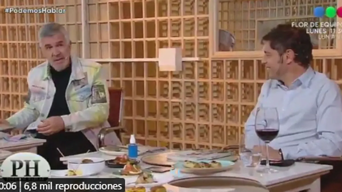 Dady Brieva y Axel Kicillof.