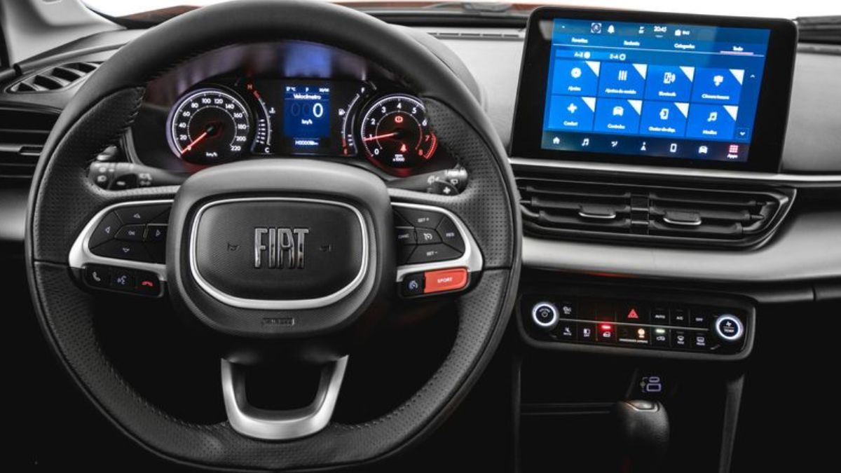 Así es el interior del Fiat Pulse.