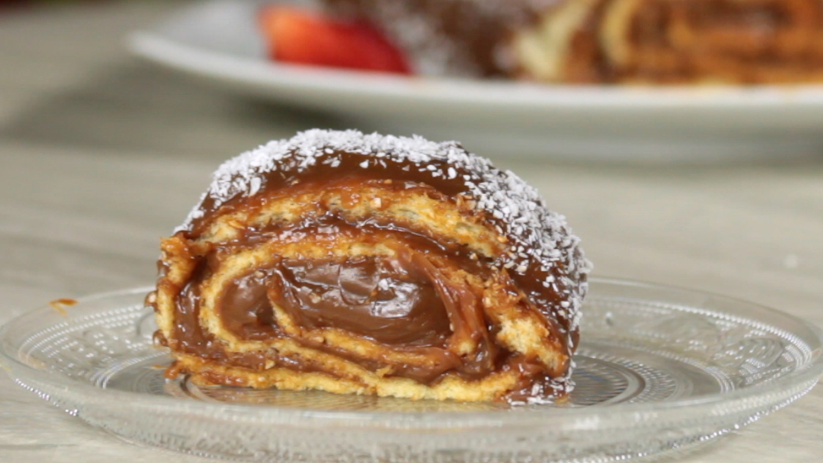 Receta de pionono dulce.