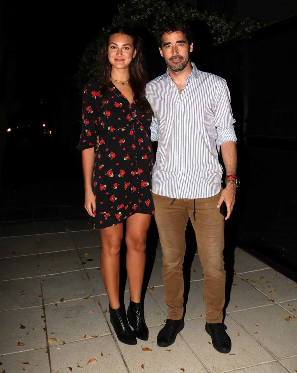 Nacho Viale fue acompañado de su pareja.
