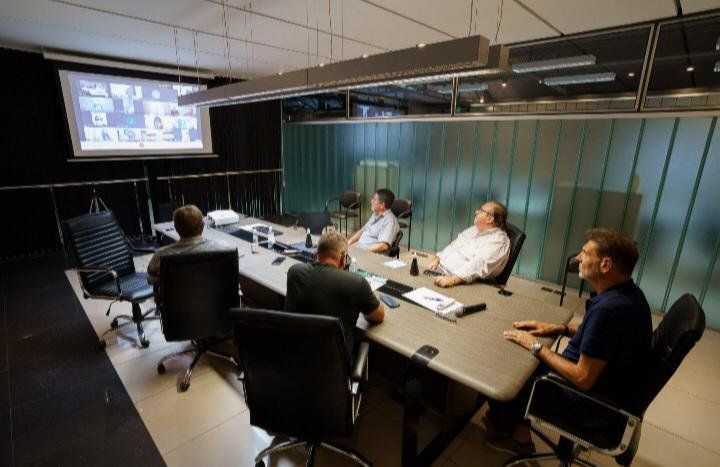 La reunión del Consejo Directivo de Festram se desarrolló a través de una videoconferencia.