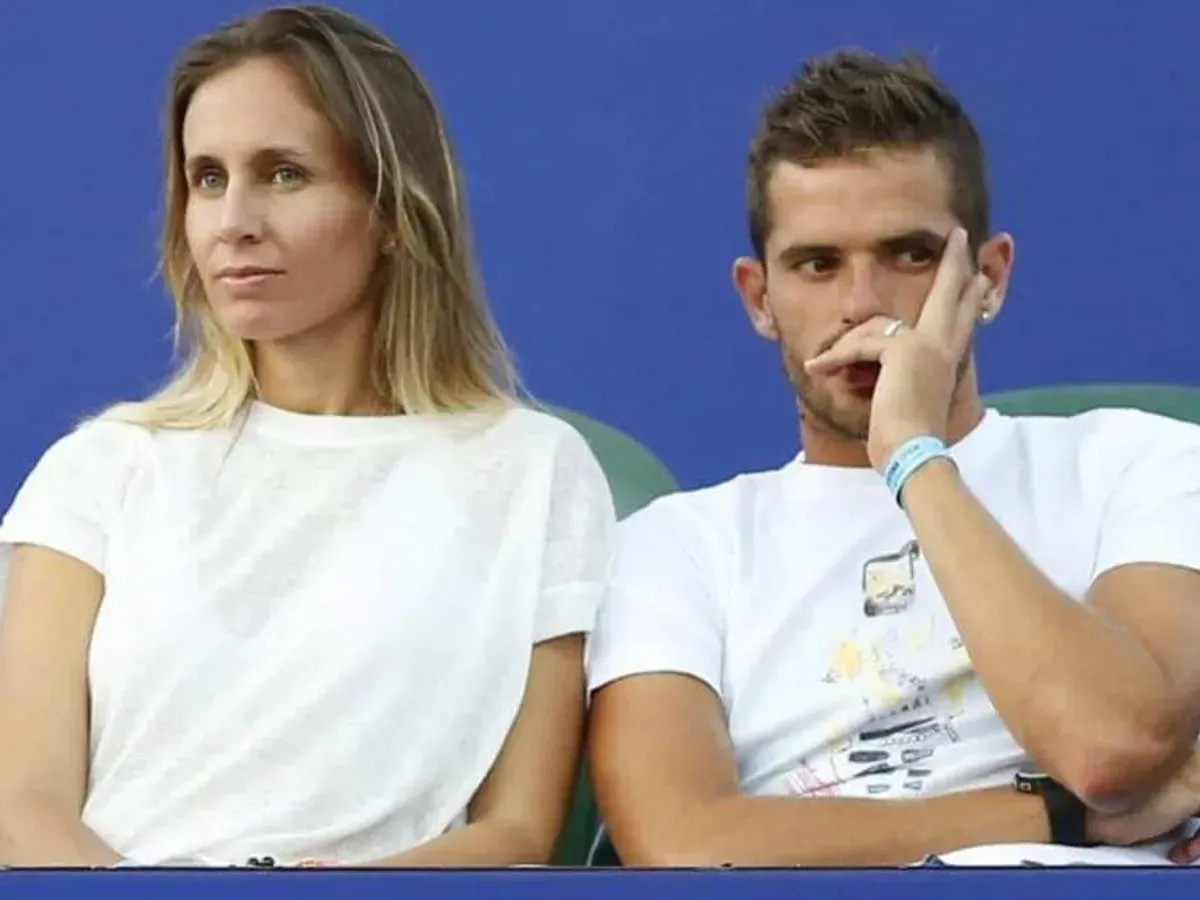 Gisela Dulko y Fernando Gago separados en una escandalosa infidelidad. 