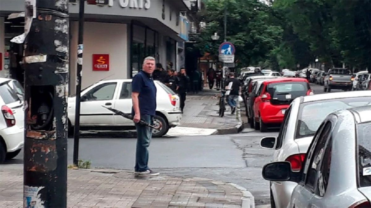 La última imagen del cura Lorenzo antes de suicidarse