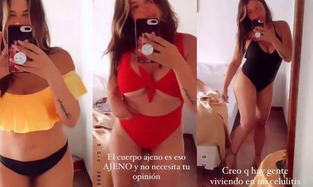 Nazarena Vélez se retrató en traje de baño. Nazarena Vélez se retrató en traje de baño.