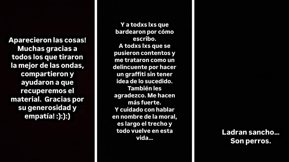 El mensaje de Peter Lanzani luego de recuperar sus cosas robadas. El mensaje de Peter Lanzani luego de recuperar sus cosas robadas.