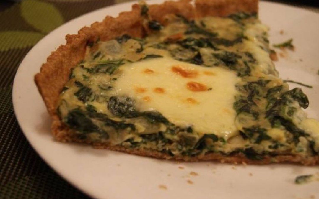 Cómo preparar una tarta integral de espinacas