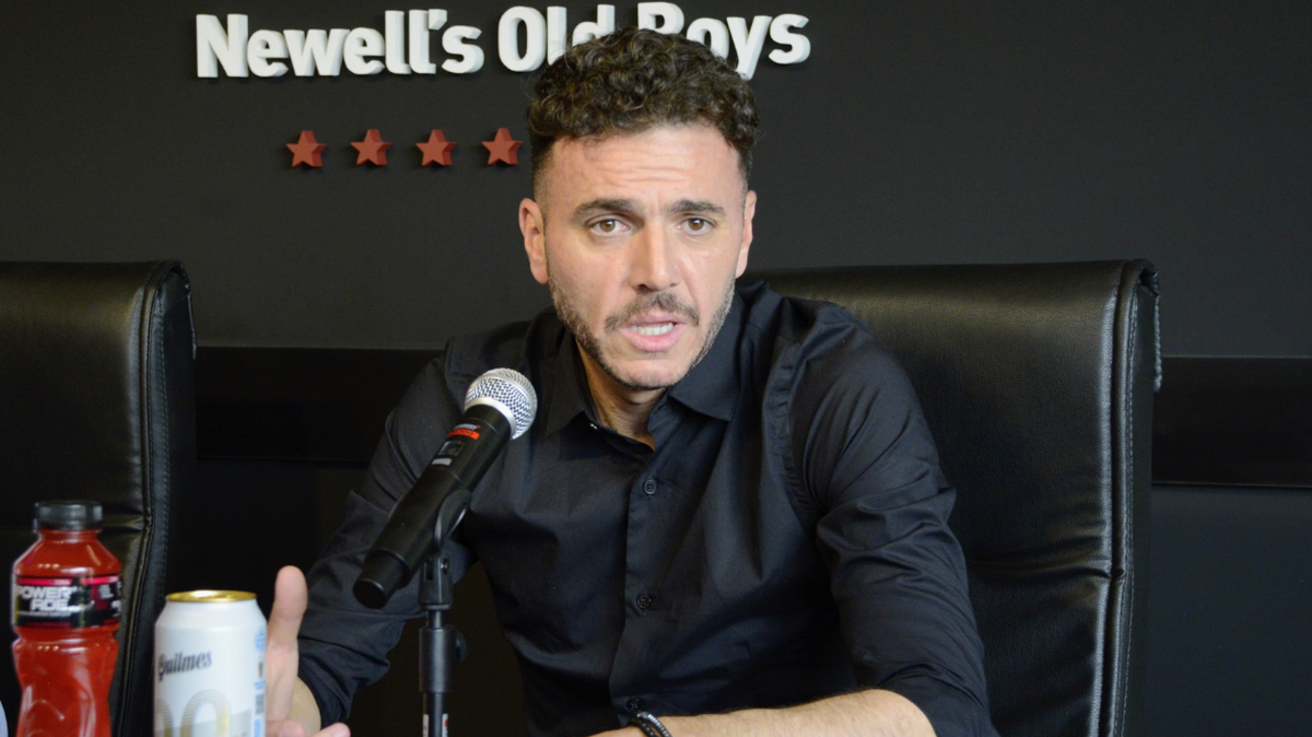 Mariano Soso, DT de Newell's. Mariano Soso, DT de Newell's.