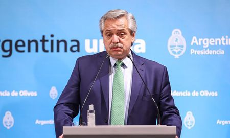 El primer mandatario se refirió a la situación de la empresa agropecuaria Vicentín, una de las principales exportadoras de la Argentina. El primer mandatario se refirió a la situación de la empresa agropecuaria Vicentín, una de las principales exportadoras de la Argentina.