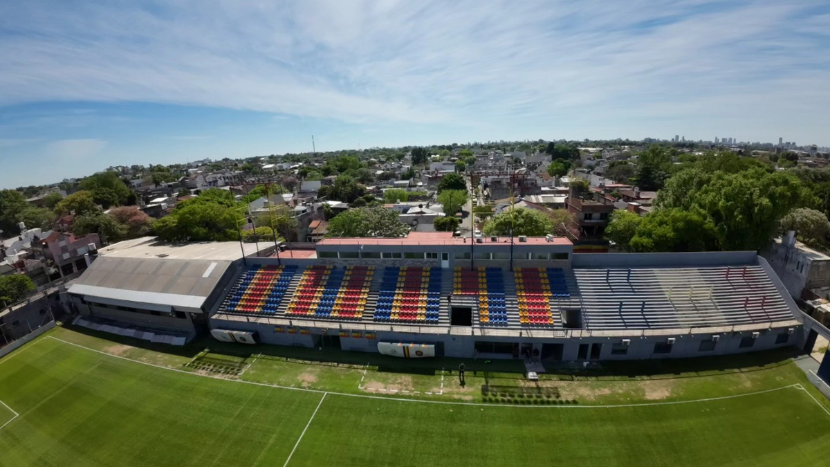 El estadio de Colegiales. El estadio de Colegiales.