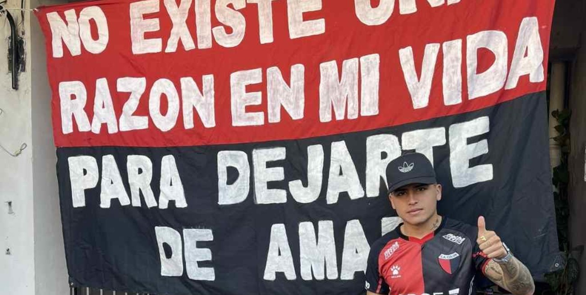 Facundo Farías siempre demostró su fanatismo por Colón. Facundo Farías siempre demostró su fanatismo por Colón.