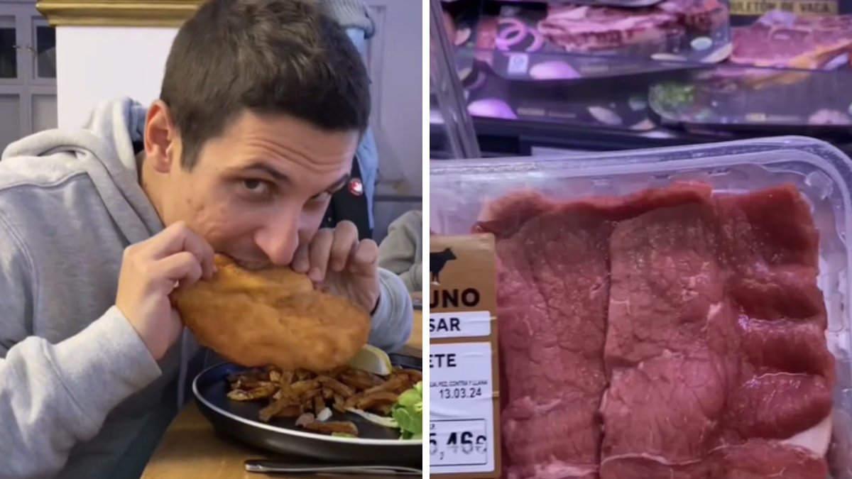 Un argentino sorprendió a todos al mostrar cuanto sale hacer milanesas en España.