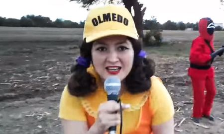 La candidata a senadora, Griselda Galleguillos, protagonizó un aviso de campaña caracterizada como la popular serie El juego del calamar. La candidata a senadora, Griselda Galleguillos, protagonizó un aviso de campaña caracterizada como la popular serie El juego del calamar.