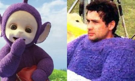 Tinky Winky fue interpretado por el actor Simon Shelton. Tinky Winky fue interpretado por el actor Simon Shelton.