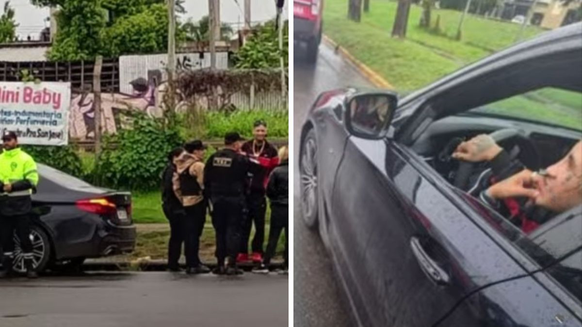 El artista fue demorado durante m&aacute;s de una hora en un control policial en General Rodr&iacute;guez.