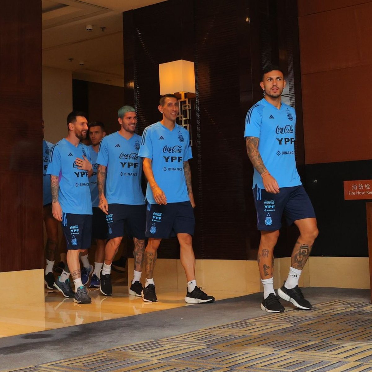 Lionel Messi está en China entrenando para el amistoso del jueves ante Australia, aunque se confirmó que no estará en el segundo encuentro ante Indonesia.