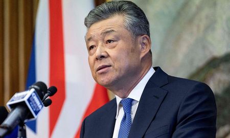 El embajador chino en Londres, Liu Xiaoming. El embajador chino en Londres, Liu Xiaoming.
