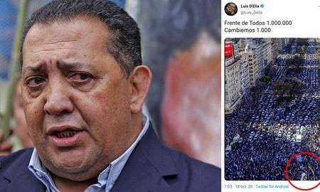 No es la primera vez que el piquetero, Luis DElía comete errores en sus posteos en Twitter. Esta vez, el inflable de Cristina Kirchner lo delató. No es la primera vez que el piquetero, Luis DElía comete errores en sus posteos en Twitter. Esta vez, el inflable de Cristina Kirchner lo delató.