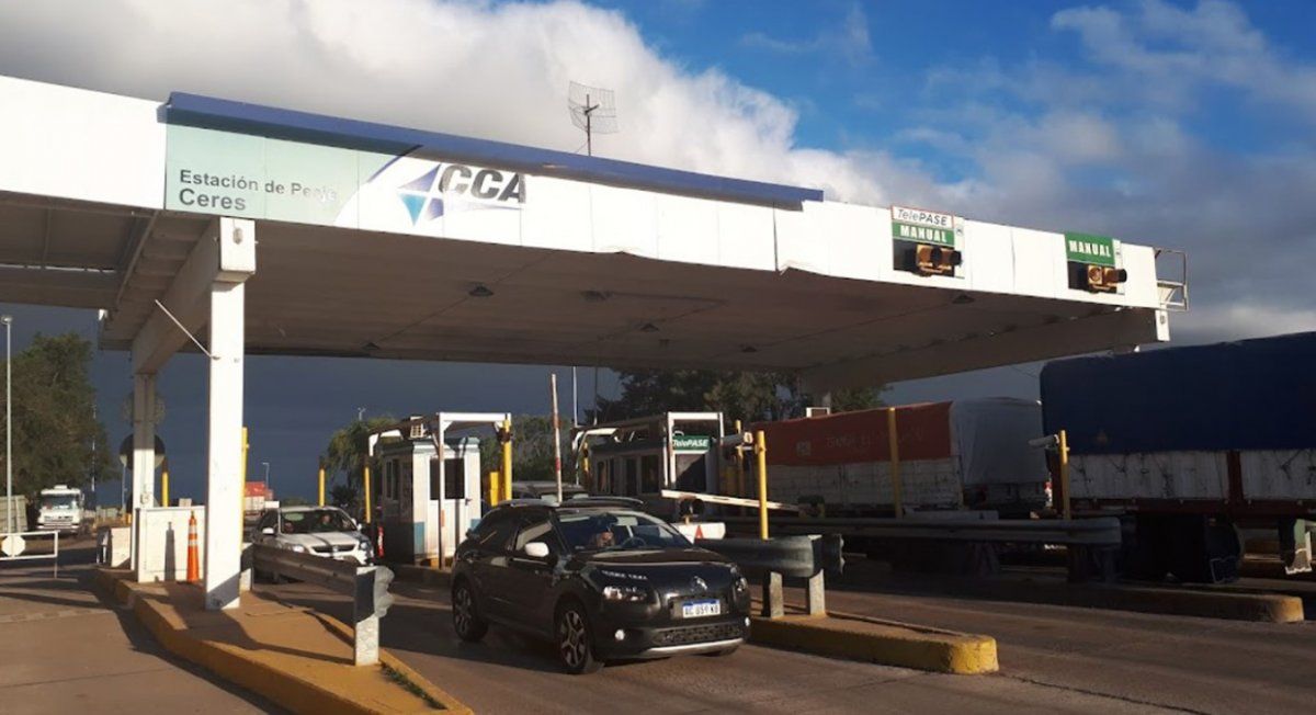 Antes de llegar a Ceres por la Ruta Nacional N°34 hay un peaje.&nbsp;