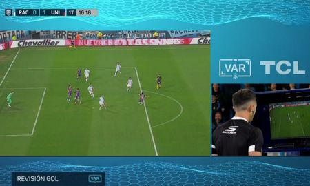 Así fue el polémico gol que le anularon a Unión contra Racing a instancias del VAR: ¿lo perjudicaron? Así fue el polémico gol que le anularon a Unión contra Racing a instancias del VAR: ¿lo perjudicaron?