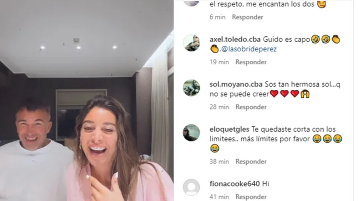 Sol Pérez junto a su esposo. Foto: Captura de pantalla Sol Pérez junto a su esposo. Foto: Captura de pantalla 