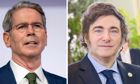 El secretario del Tesoro de Estados Unidos, Scott Bessent, mantendrá una reunión con el presidente Javier Milei. El secretario del Tesoro de Estados Unidos, Scott Bessent, mantendrá una reunión con el presidente Javier Milei.