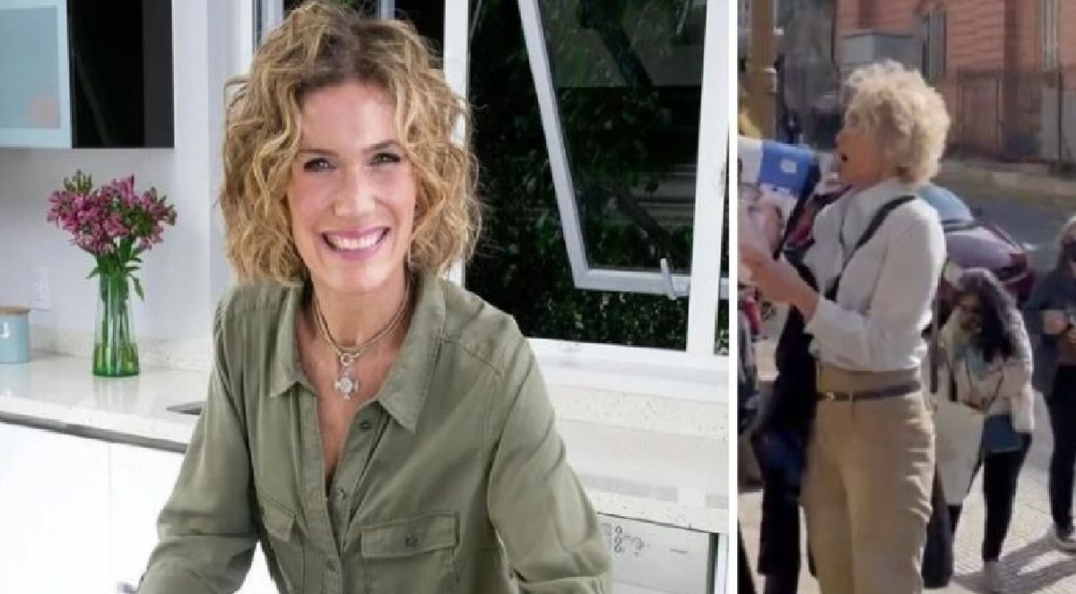 Aseguran que Maru Botana participó en un polentazo frente al Ministerio de Economía